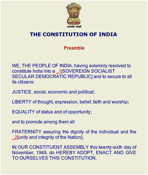 Constitution of india pdf notes