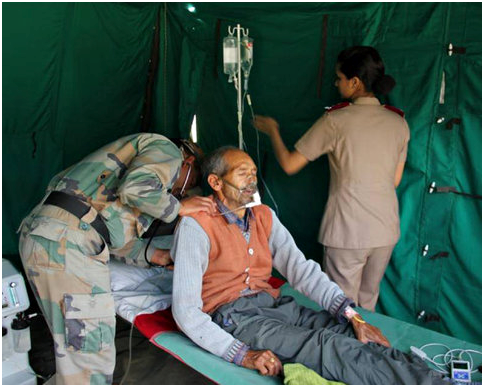 uttarakhand floods army zero ground doctors defence indian patient scene nytimes india